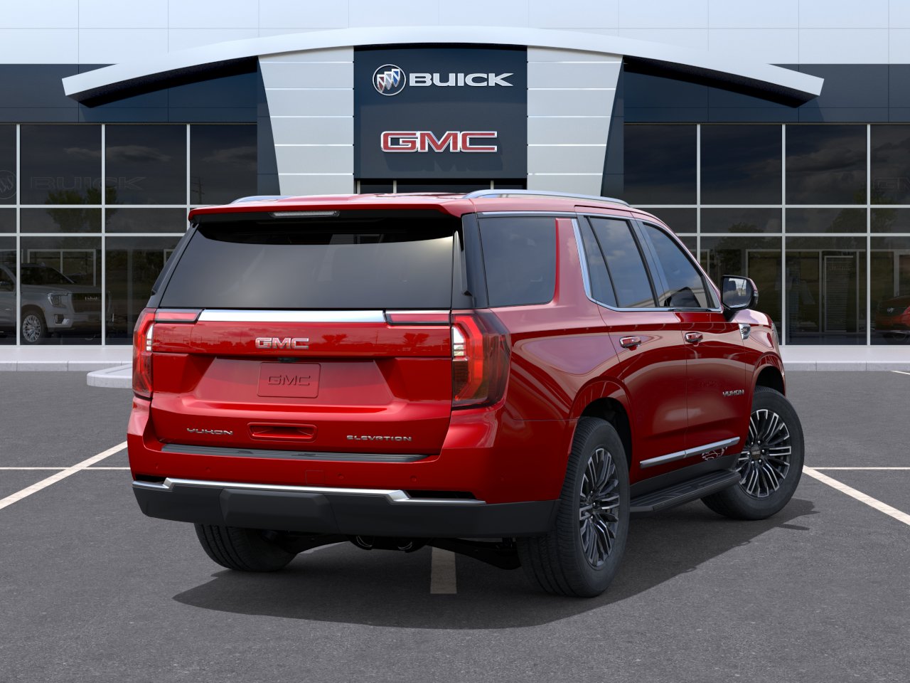 New 2027 Volcanic Red Tintcoat GMC Elevation image 4