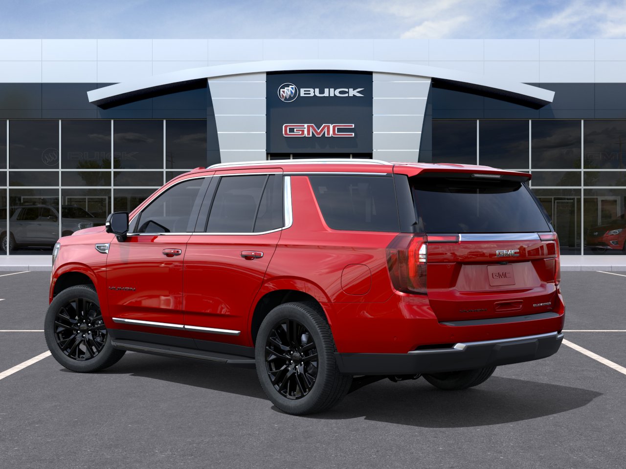 New 2027 Volcanic Red Tintcoat GMC Elevation image 3