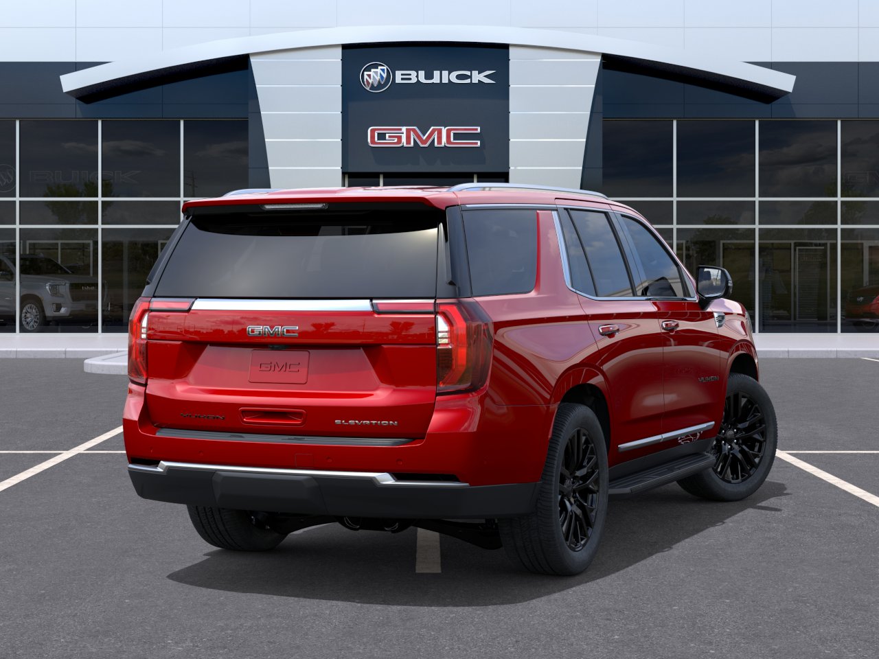 New 2027 Volcanic Red Tintcoat GMC Elevation image 4
