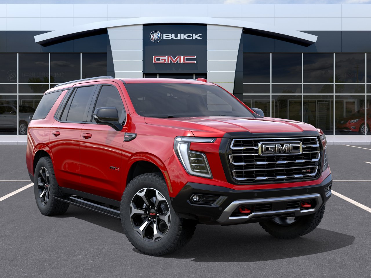 New 2027 Volcanic Red Tintcoat GMC AT4 image 7