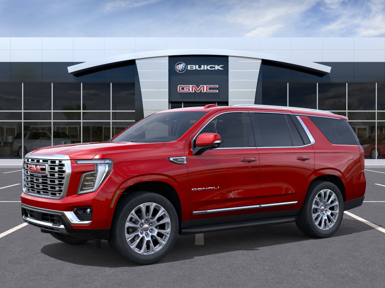 New 2026 Volcanic Red Tintcoat GMC Denali image 2