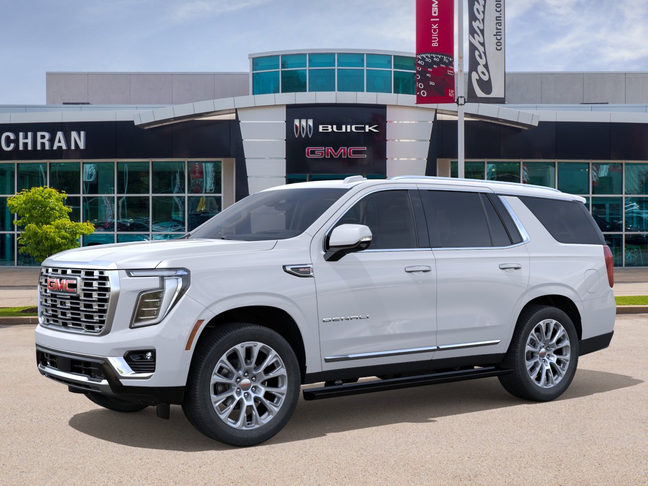 New 2026 Glacier White Tricoat GMC Denali image 2