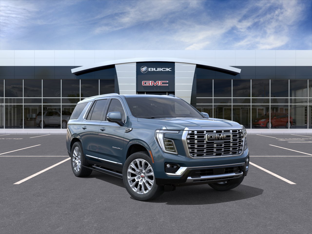 Downpour Metallic 2026 GMC Yukon Denali 4WD SUV / Crossover Four-Wheel Drive