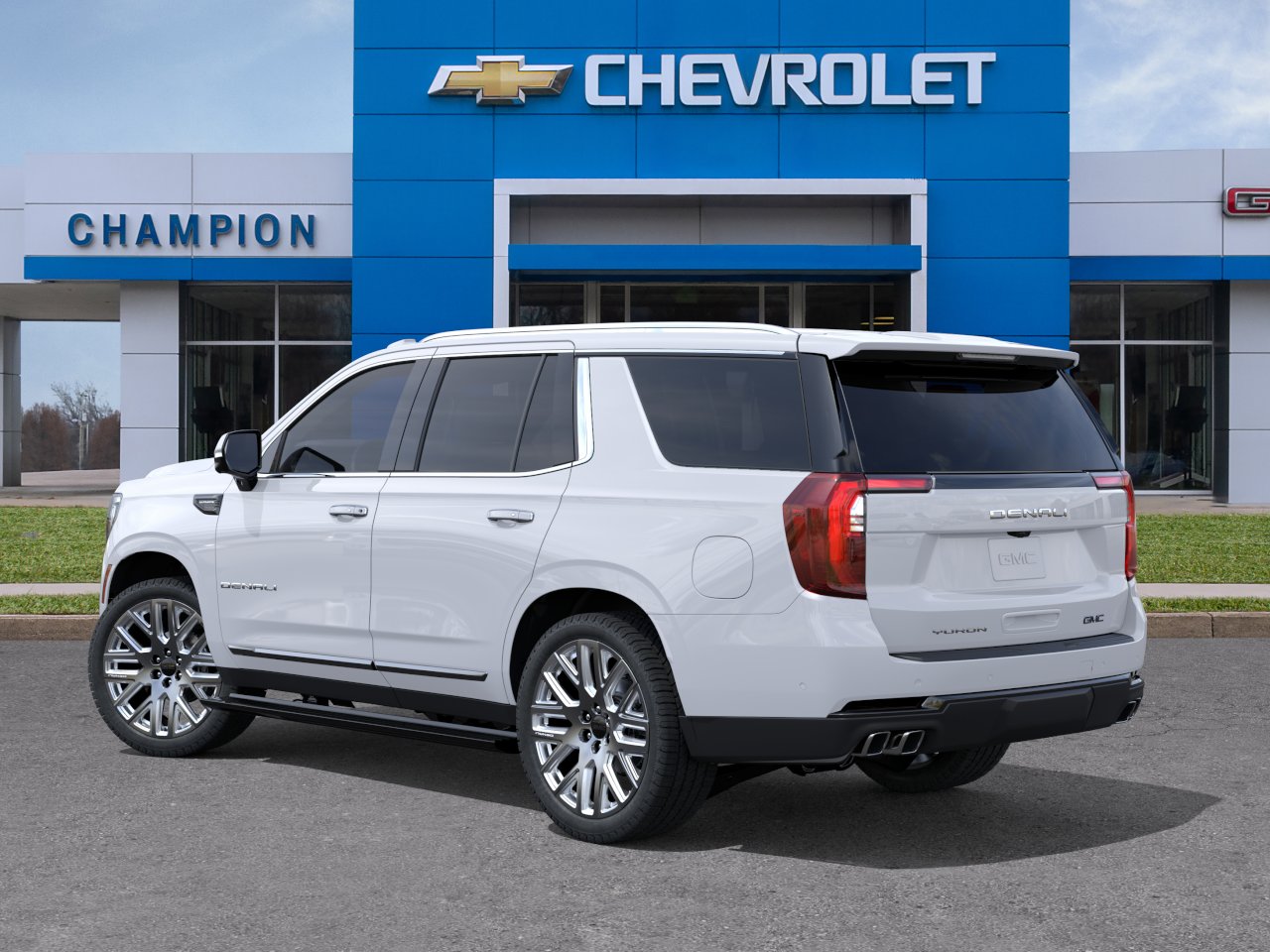 New 2026 Glacier White Tricoat GMC Denali Ultimate image 3