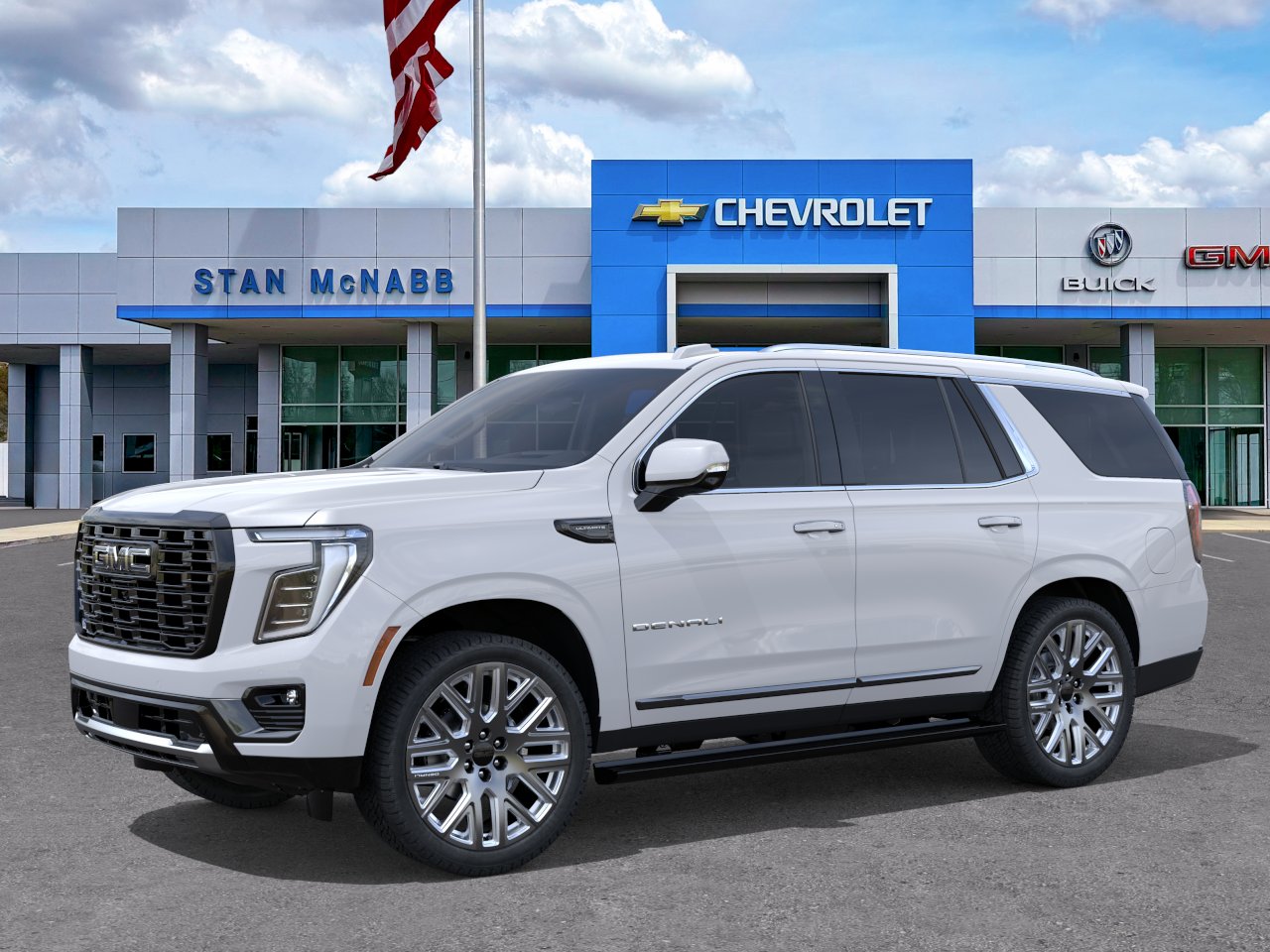 New 2026 Glacier White Tricoat GMC Denali Ultimate image 2