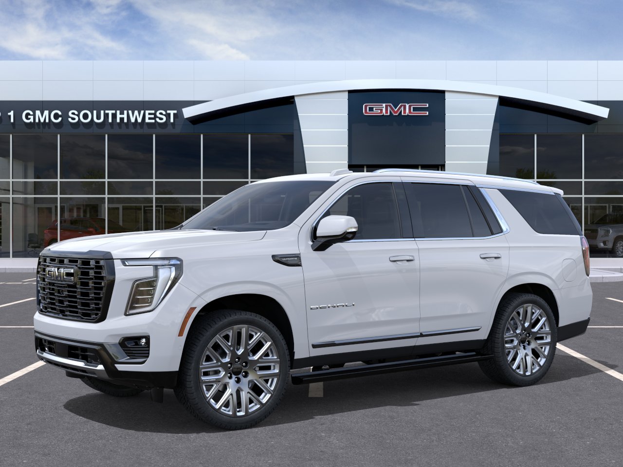 New 2026 Glacier White Tricoat GMC Denali Ultimate image 2