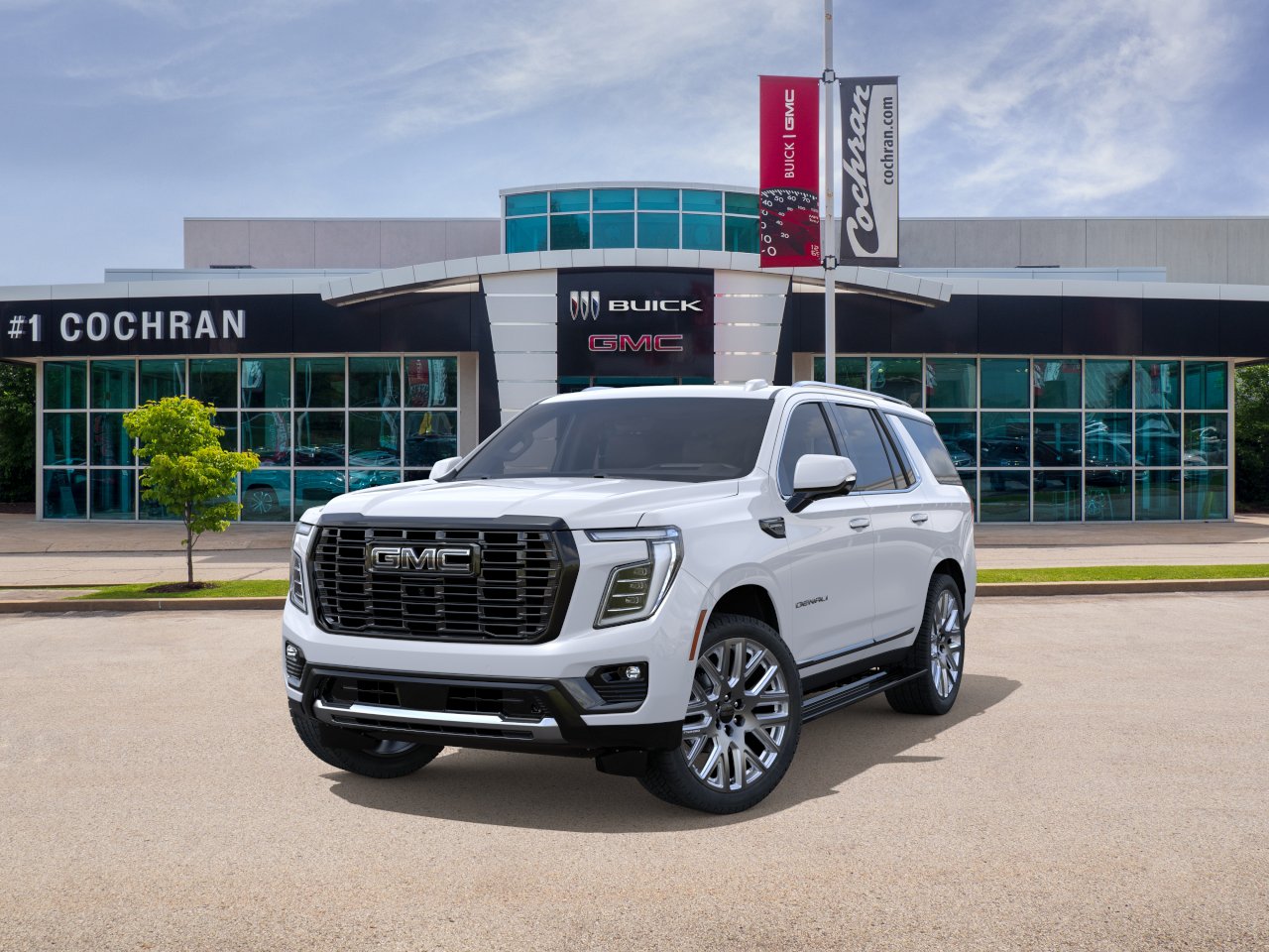 New 2026 Glacier White Tricoat GMC Denali Ultimate image 8