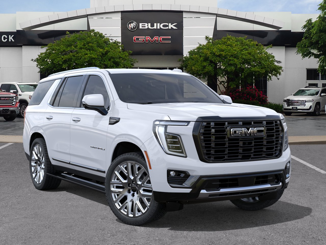 New 2027 Glacier White Tricoat GMC Denali Ultimate image 72