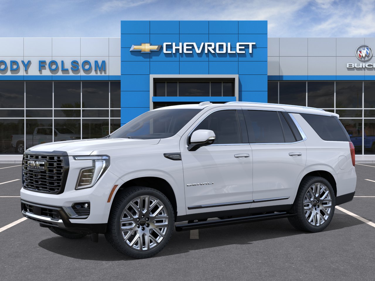 New 2027 Glacier White Tricoat GMC Denali Ultimate image 2