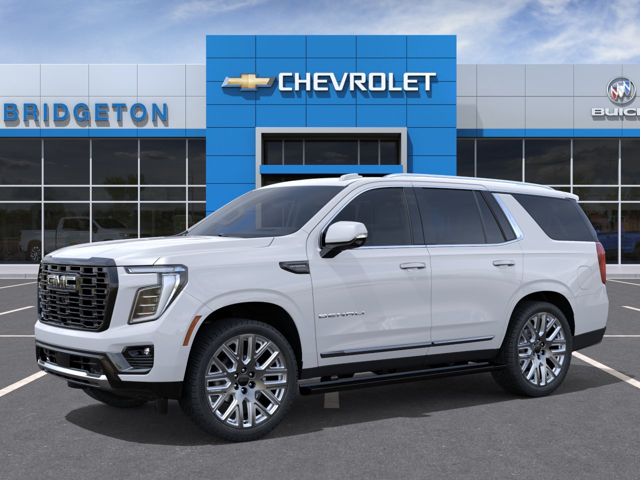 New 2026 Glacier White Tricoat GMC Denali Ultimate image 2
