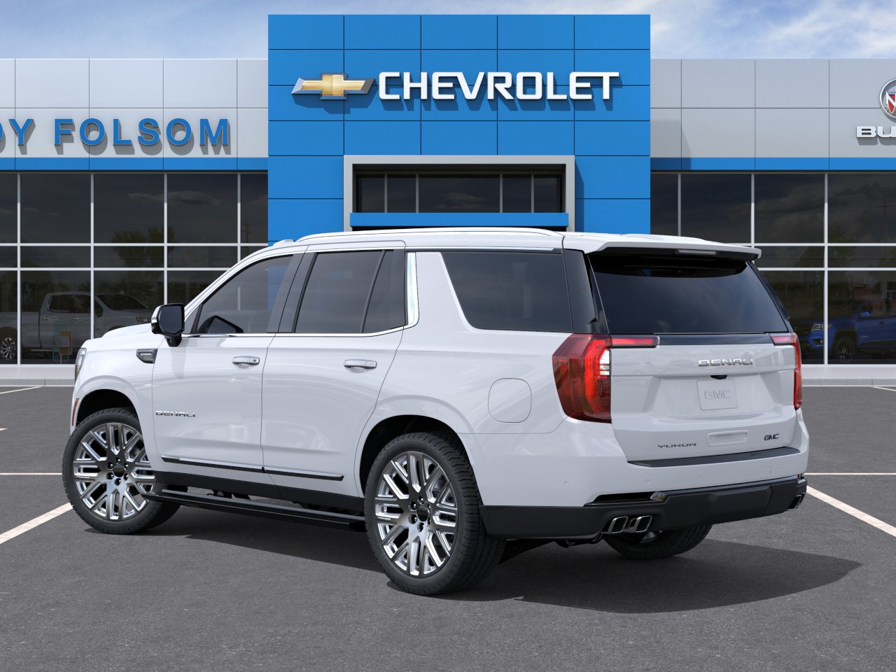 New 2027 Glacier White Tricoat GMC Denali Ultimate image 3