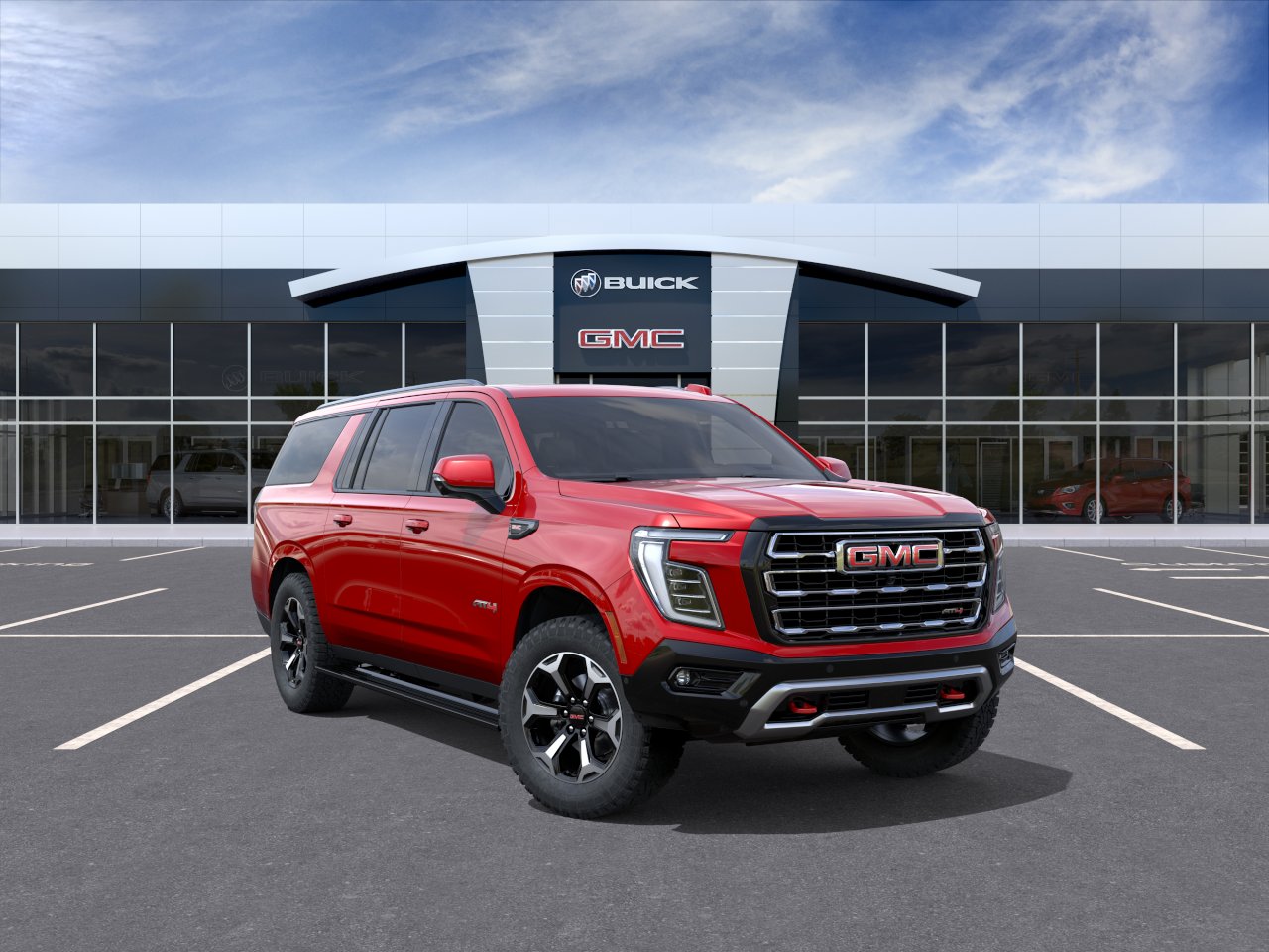 New 2026 Volcanic Red Tintcoat GMC AT4 image 2