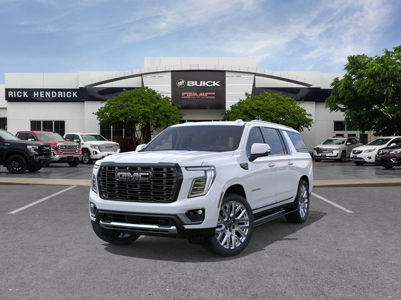 New 2027 Glacier White Tricoat GMC Denali Ultimate image 34