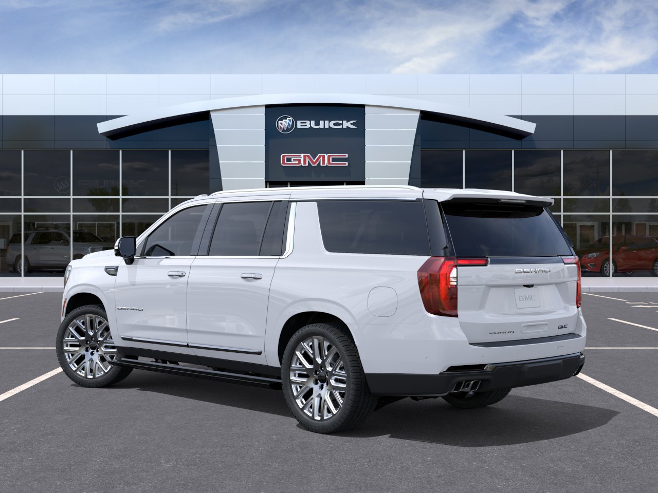 New 2026 Glacier White Tricoat GMC Denali Ultimate image 3