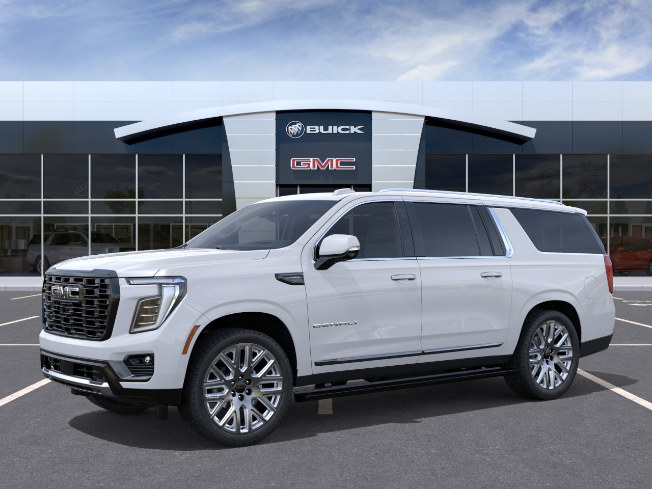 New 2026 Glacier White Tricoat GMC Denali Ultimate image 2