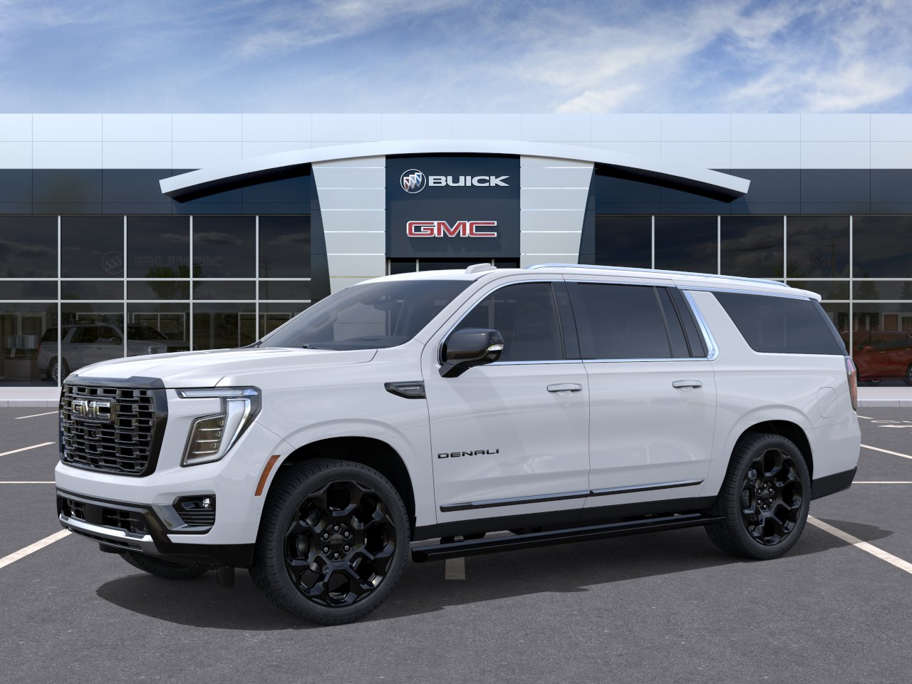 New 2026 Glacier White Tricoat GMC Denali Ultimate image 2
