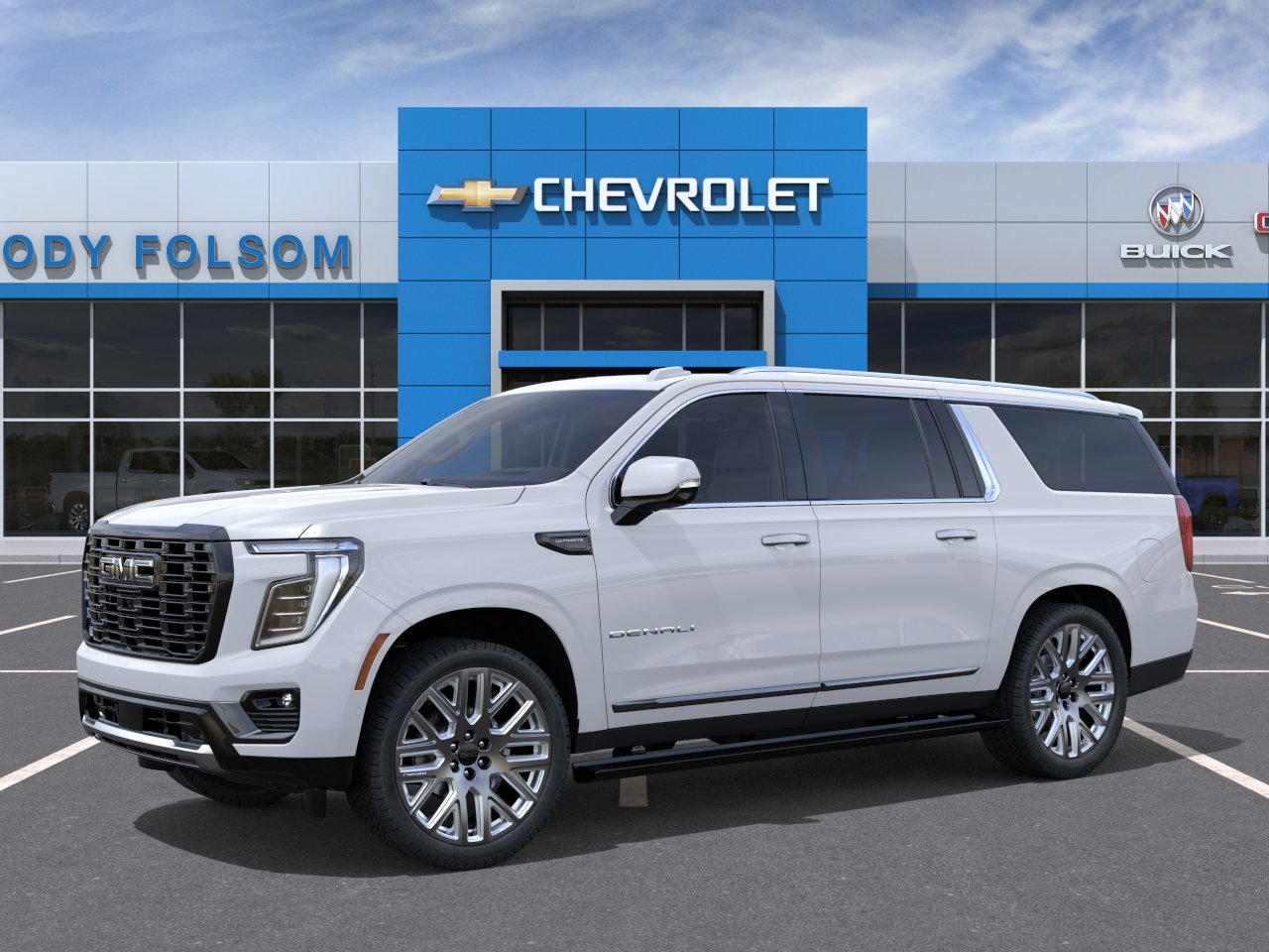 New 2027 Glacier White Tricoat GMC Denali Ultimate image 2