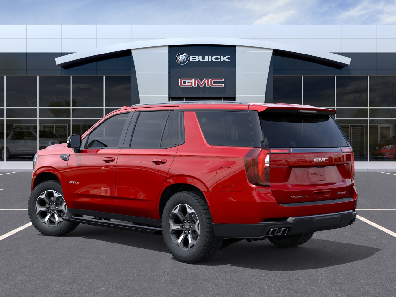 New 2027 Volcanic Red Tintcoat GMC AT4 Ultimate image 3