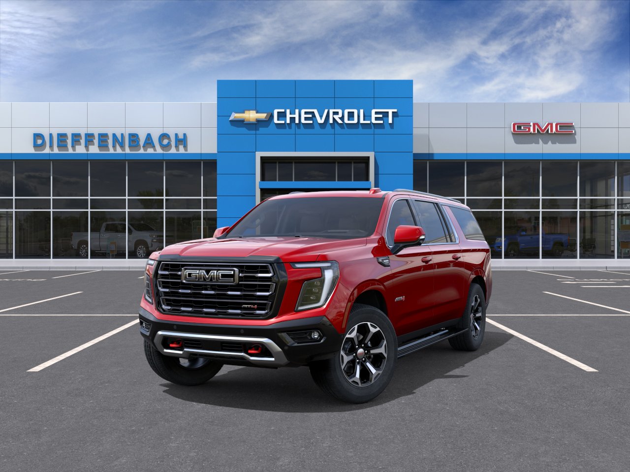 New 2025 Volcanic Red Tintcoat GMC AT4 Ultimate image 8
