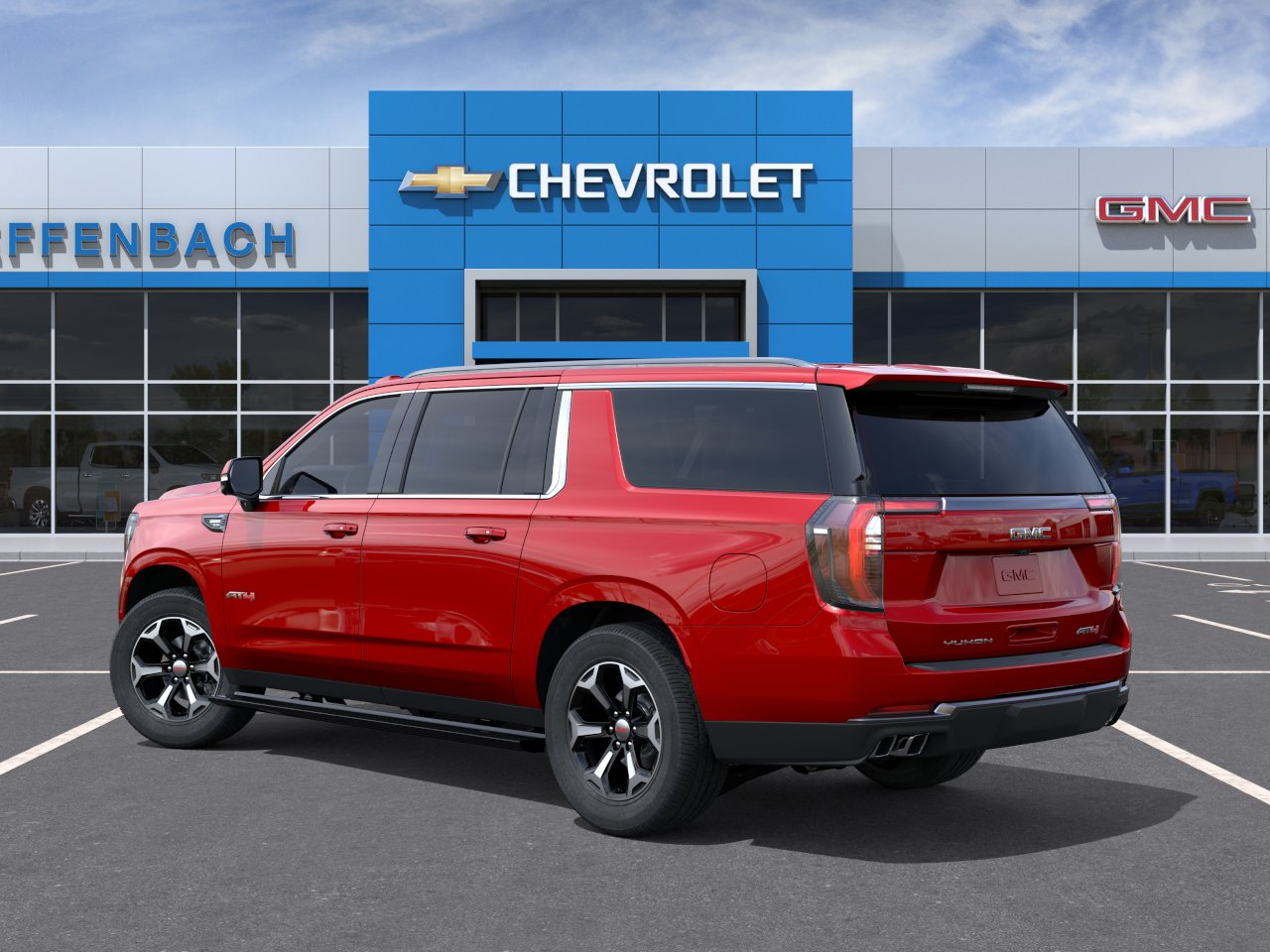 New 2025 Volcanic Red Tintcoat GMC AT4 Ultimate image 3