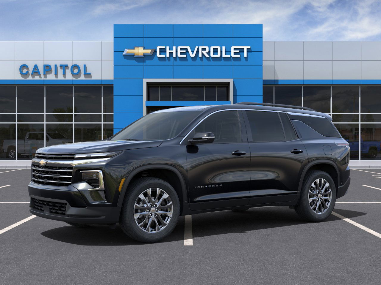New 2025 Mosaic Black Metallic Chevrolet LT image 2