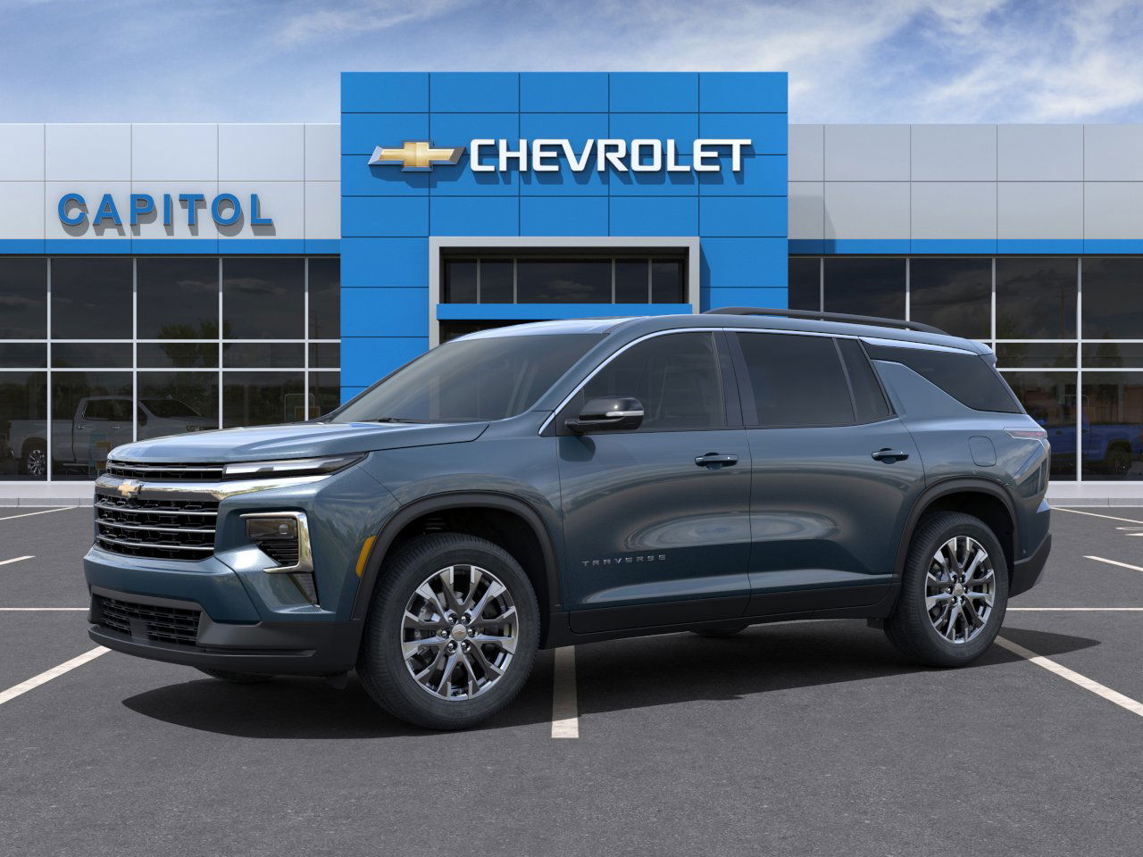 New 2025 Lakeshore Blue Metallic Chevrolet LT image 2