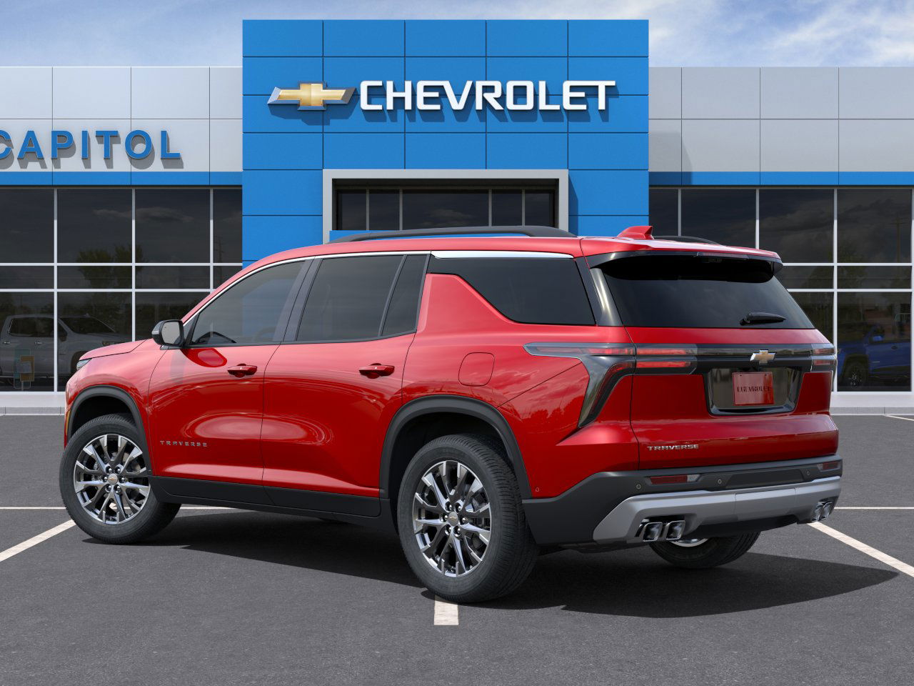 New 2025 Radiant Red Tintcoat Chevrolet LT image 3