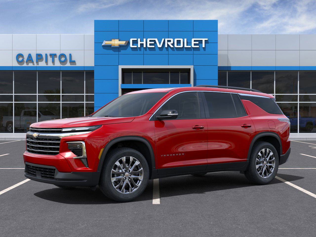 New 2025 Radiant Red Tintcoat Chevrolet LT image 2