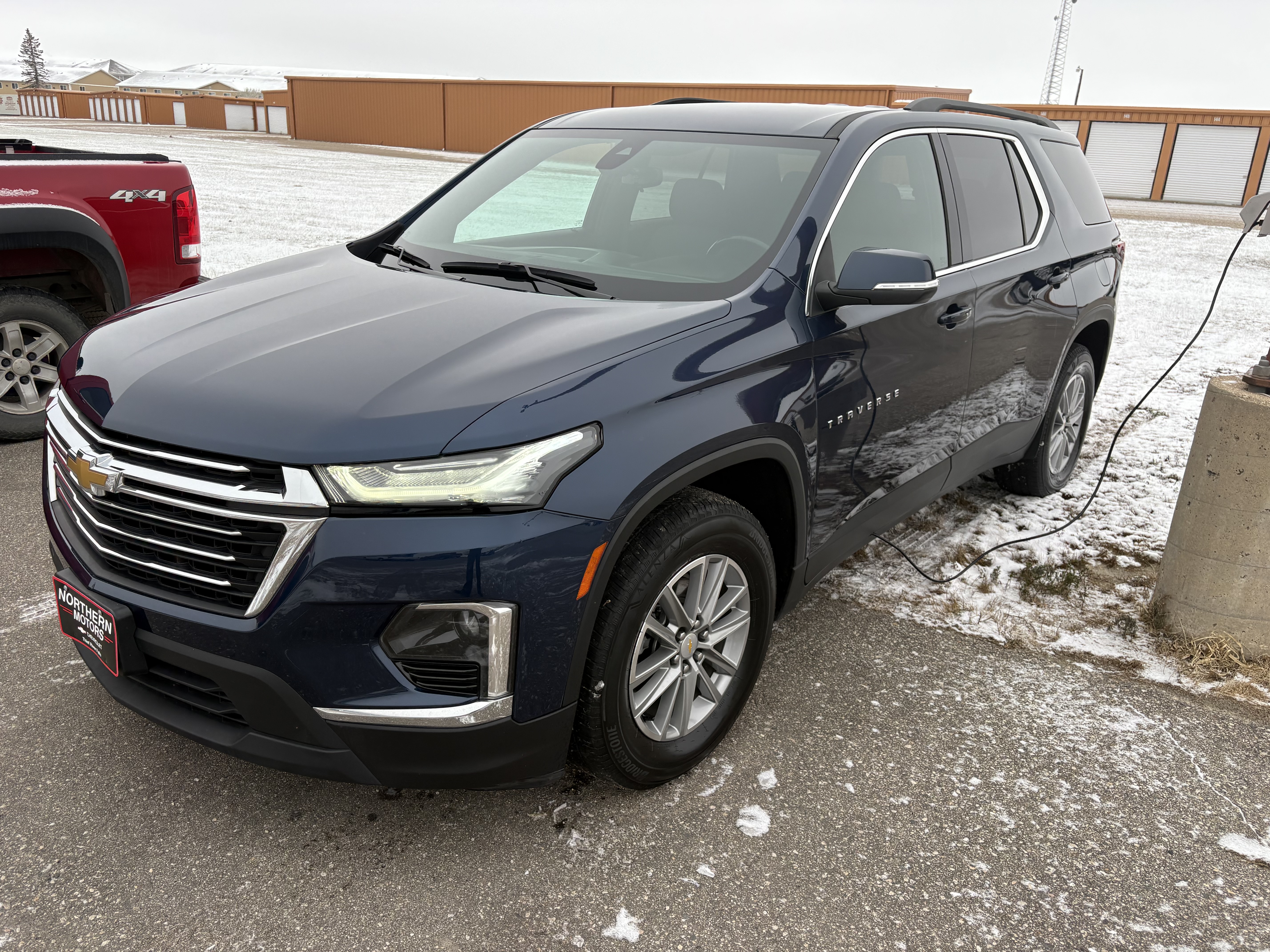 Used 2022 Chevrolet Traverse 1LT with VIN 1GNEVGKWXNJ146710 for sale in Thief River Falls, Minnesota