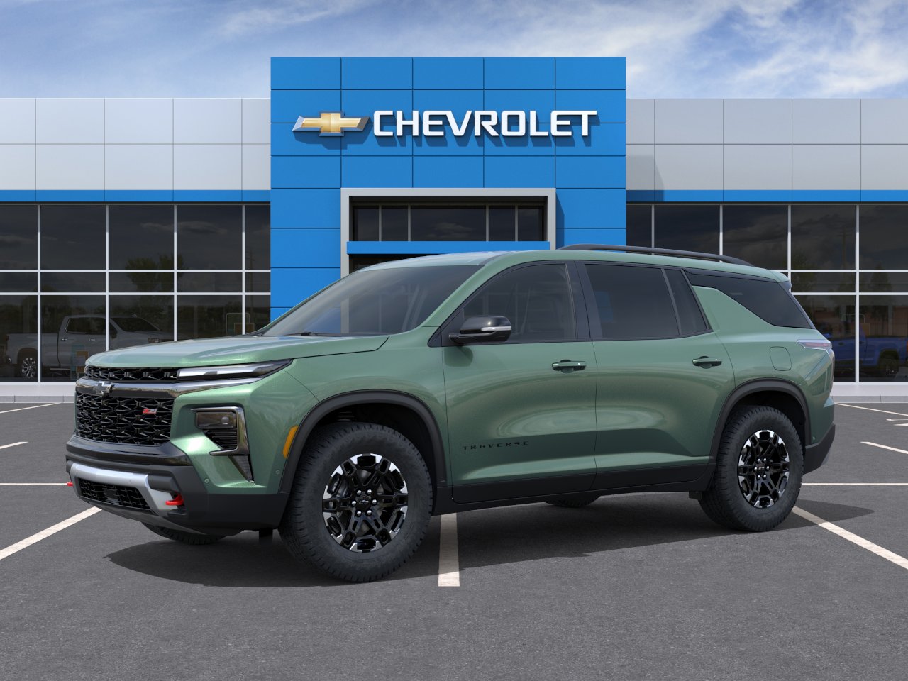 New 2027 Trillium Green Metallic Chevrolet Z71 image 2