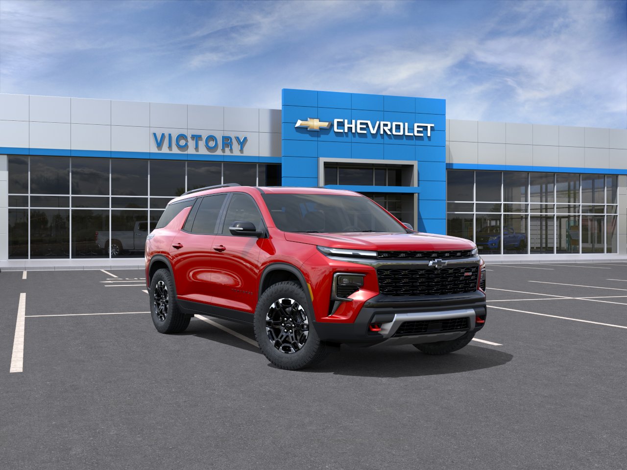 Radiant Red Tintcoat 2027 Chevrolet Traverse SUV / Crossover Four-Wheel Drive