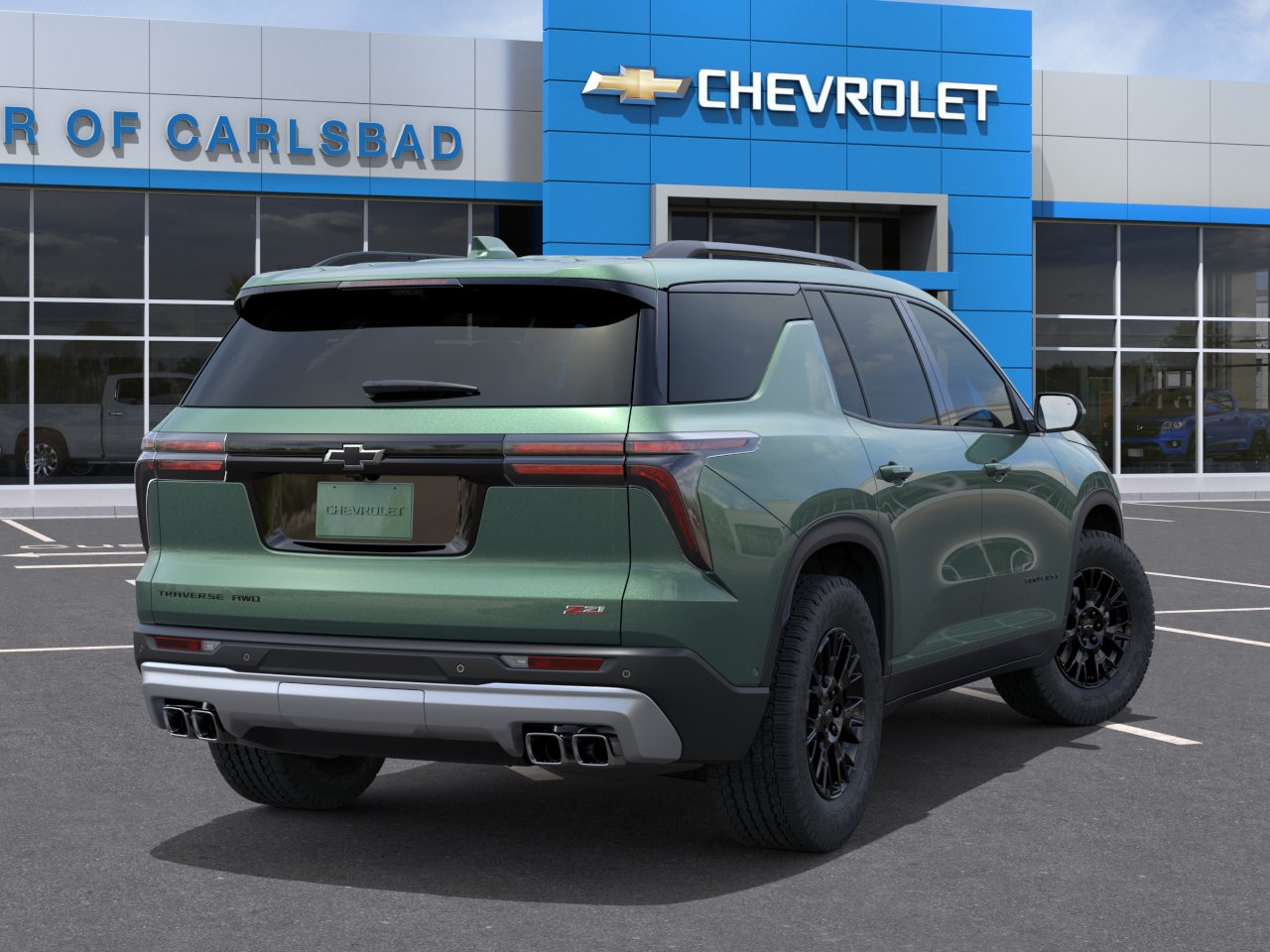 New 2027 Trillium Green Metallic Chevrolet Z71 image 4