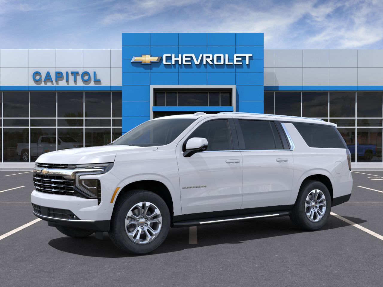 New 2025 Summit White Chevrolet LT image 2