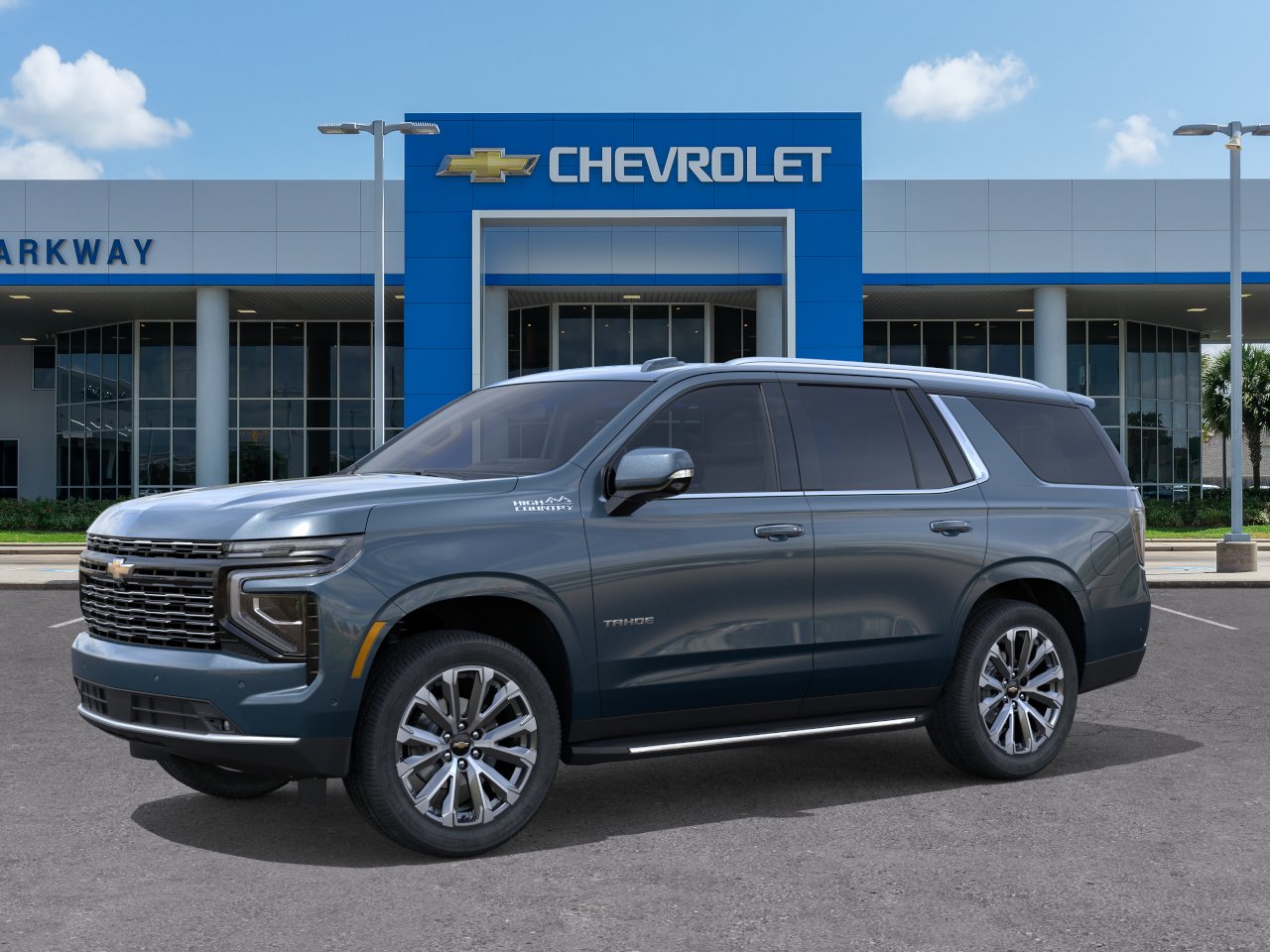 New 2026 Lakeshore Blue Metallic Chevrolet High Country image 2