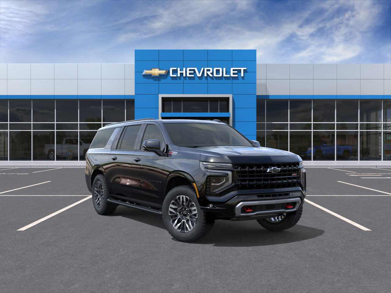 Black 2026 Chevrolet Suburban Z71 4WD SUV / Crossover Four-Wheel Drive