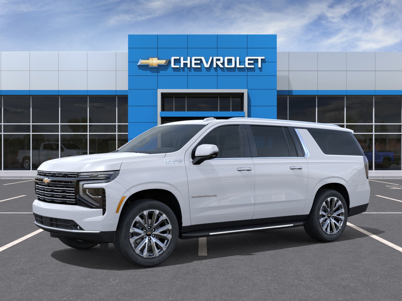 New 2026 Polar White Tricoat Chevrolet High Country image 2