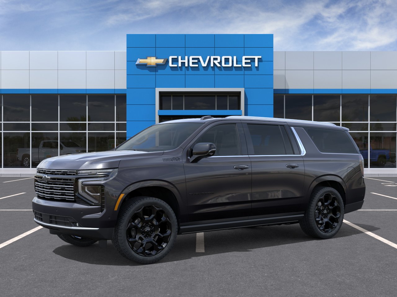New 2026 Dark Ash Metallic Chevrolet High Country image 2