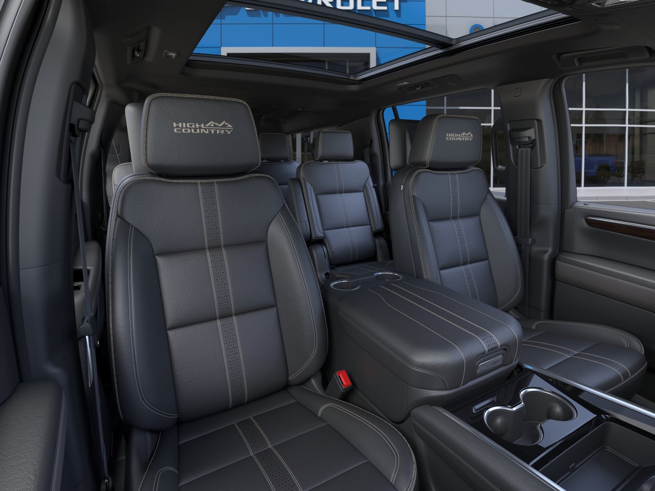 New 2026 Lakeshore Blue Metallic Chevrolet High Country image 45