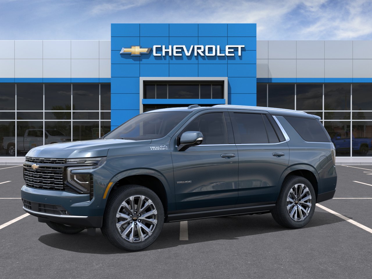 New 2026 Lakeshore Blue Metallic Chevrolet High Country image 2
