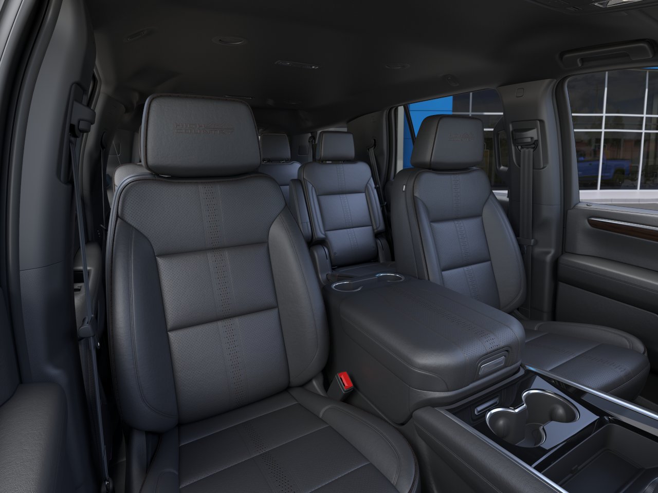 Used 2025 Lakeshore Blue Metallic Chevrolet High Country image 16