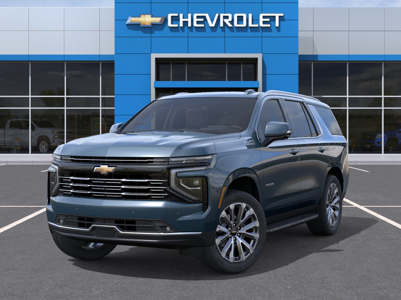 Used 2025 Lakeshore Blue Metallic Chevrolet High Country image 6