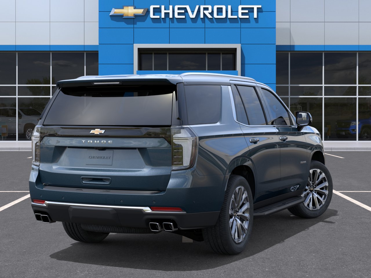 Used 2025 Lakeshore Blue Metallic Chevrolet High Country image 4