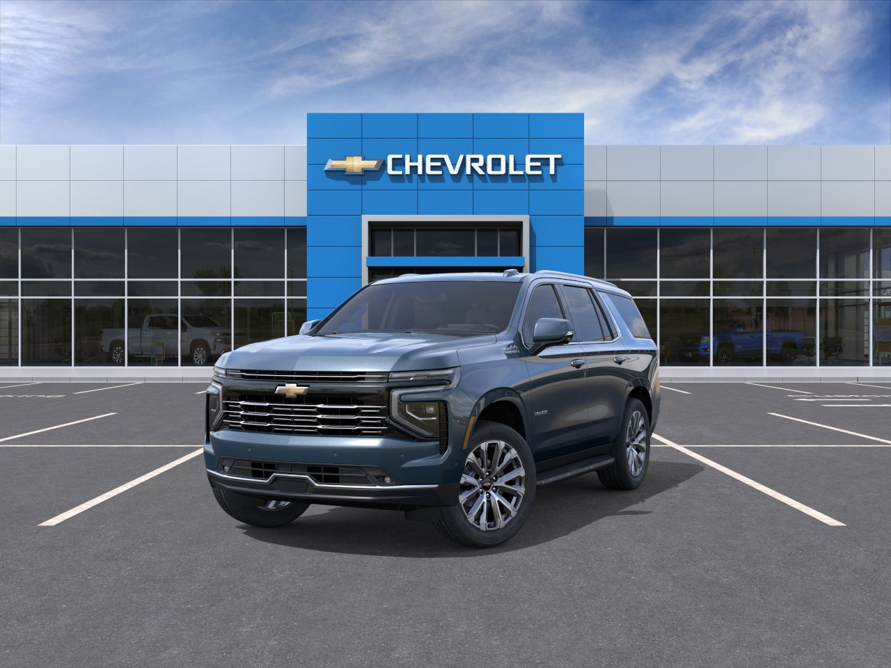 Used 2025 Lakeshore Blue Metallic Chevrolet High Country image 8
