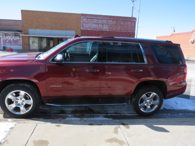 Used 2018 Chevrolet Tahoe Premier with VIN 1GNSKCKC9JR285975 for sale in Shattuck, OK