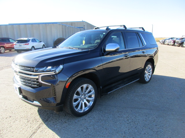 Used 2023 Chevrolet Tahoe Premier with VIN 1GNSKSKT5PR251521 for sale in Rugby, ND