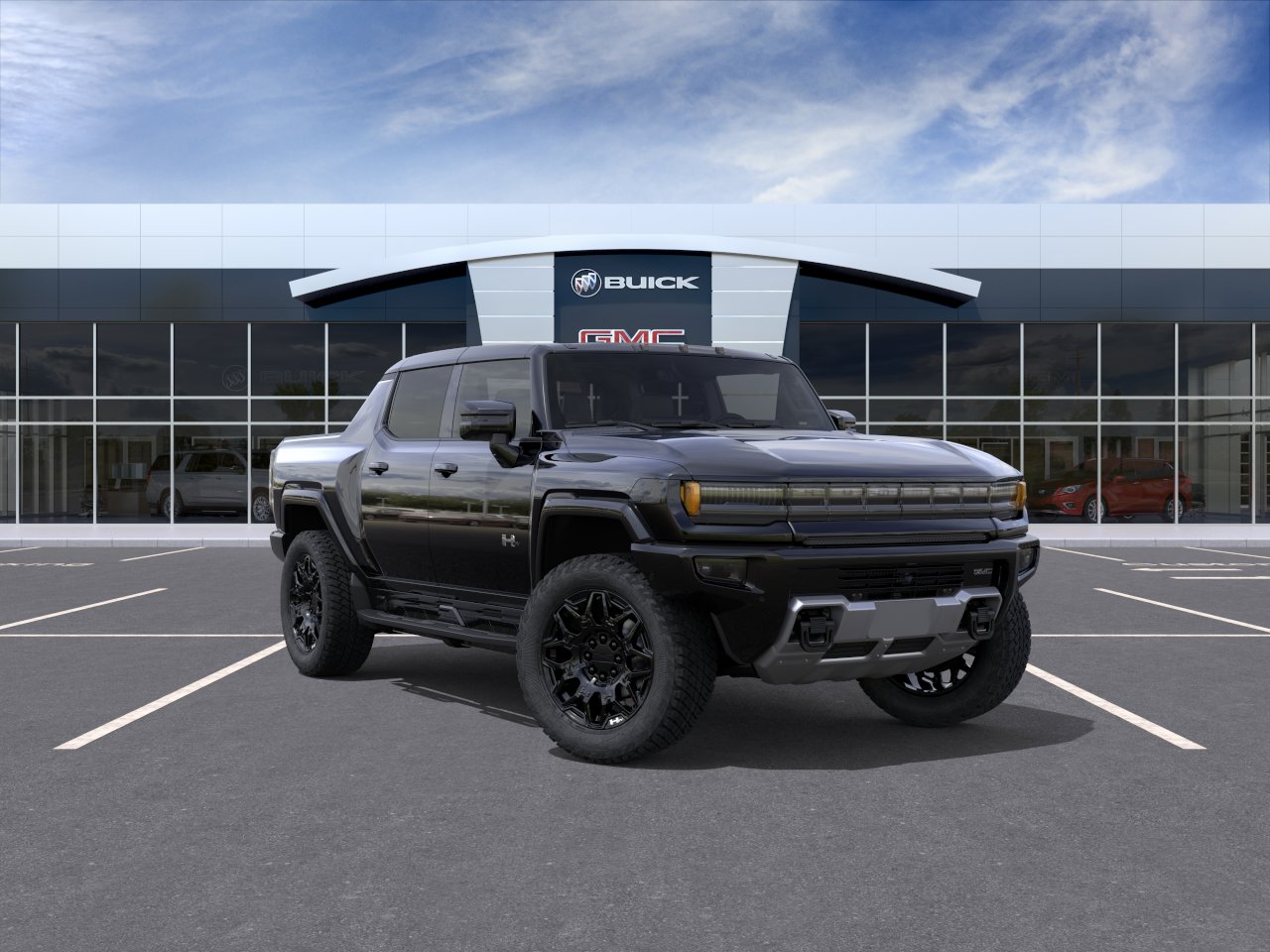 Void Black 2026 GMC Hummer EV Pickup 2X Crew Cab AWD Pickup Truck All-Wheel Drive