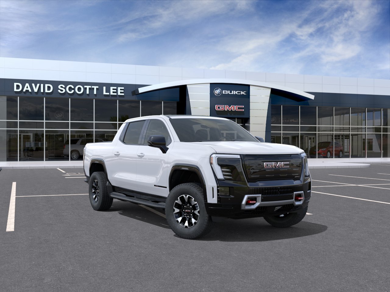 Summit White 2026 GMC Sierra EV Pickup Truck All-Wheel Drive 