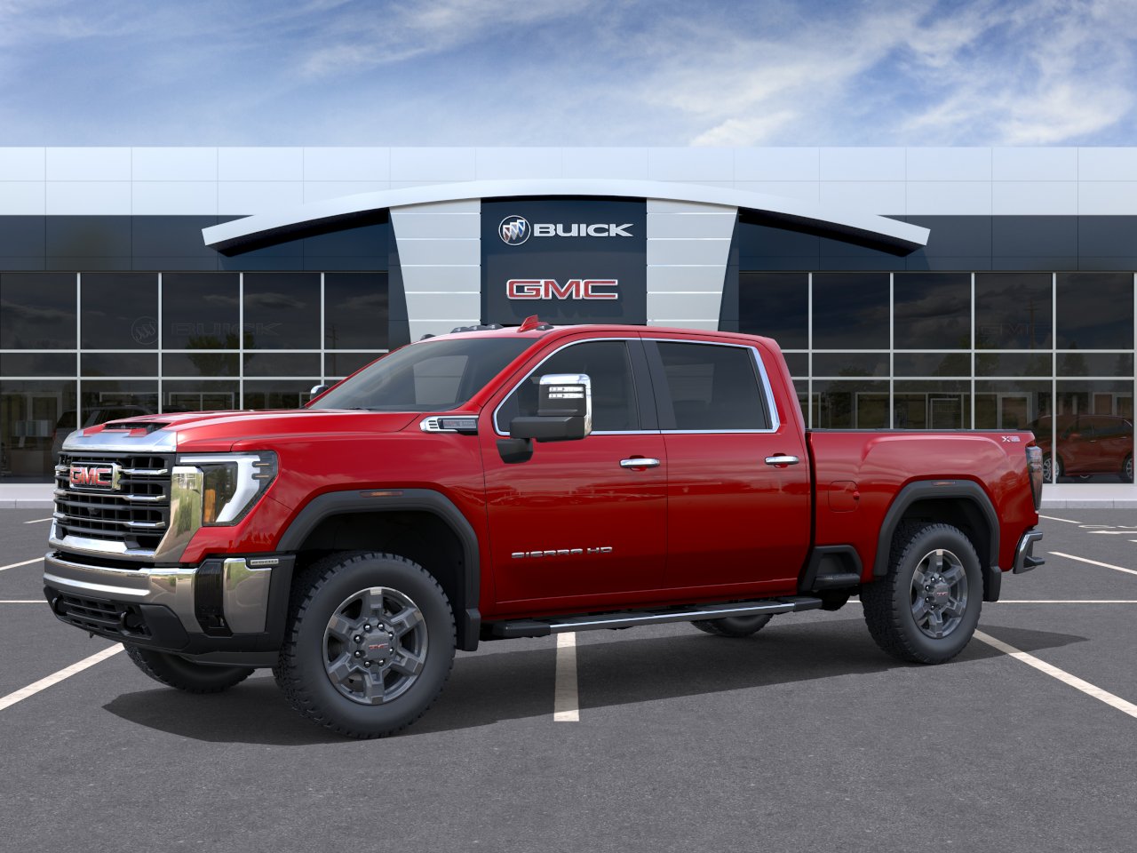 New 2026 Volcanic Red Tintcoat GMC SLT image 2