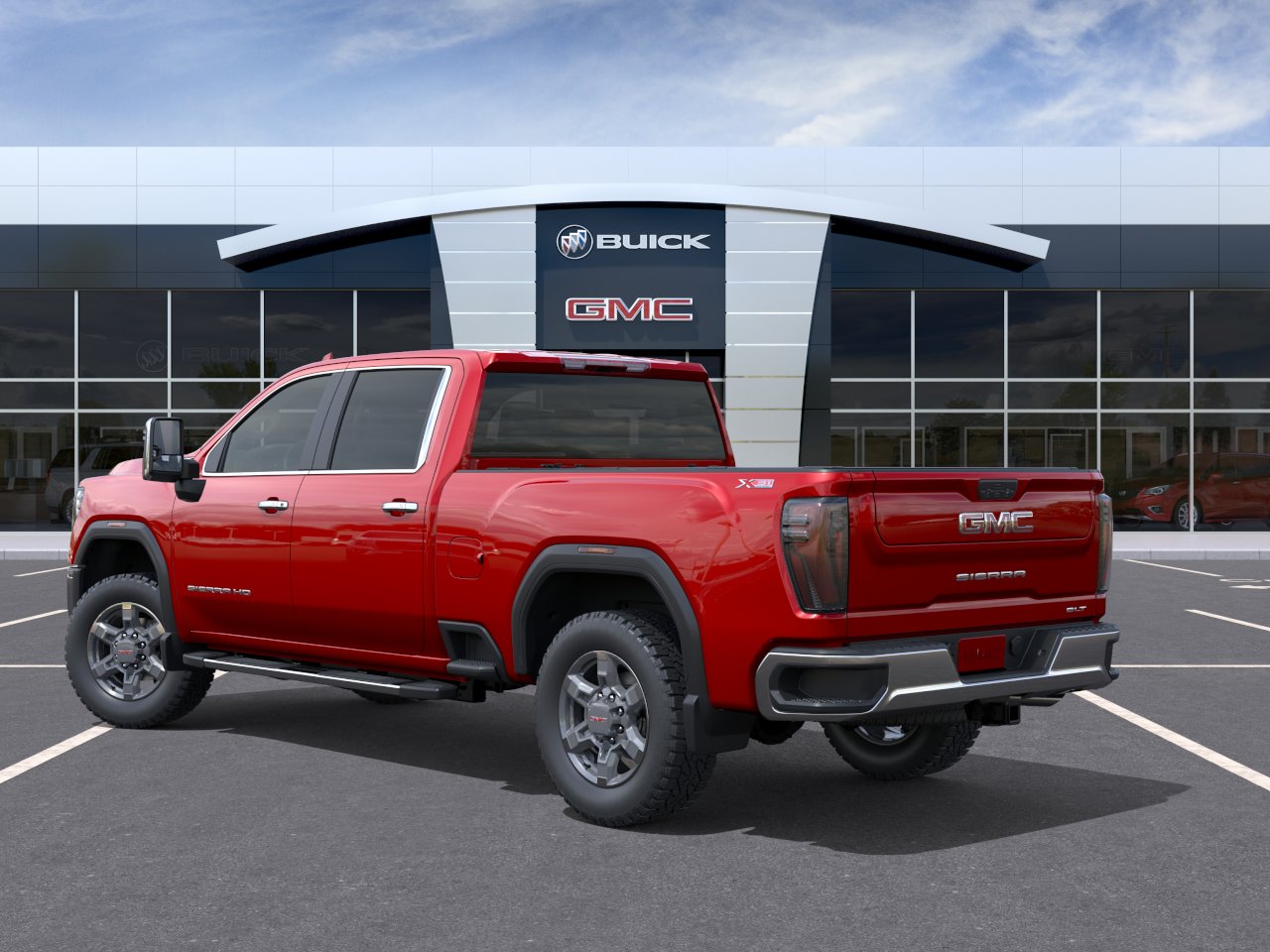 New 2026 Volcanic Red Tintcoat GMC SLT image 3