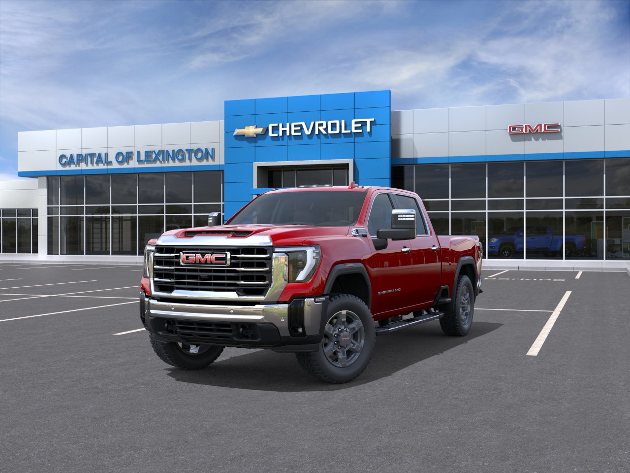 New 2026 Volcanic Red Tintcoat GMC SLT image 32